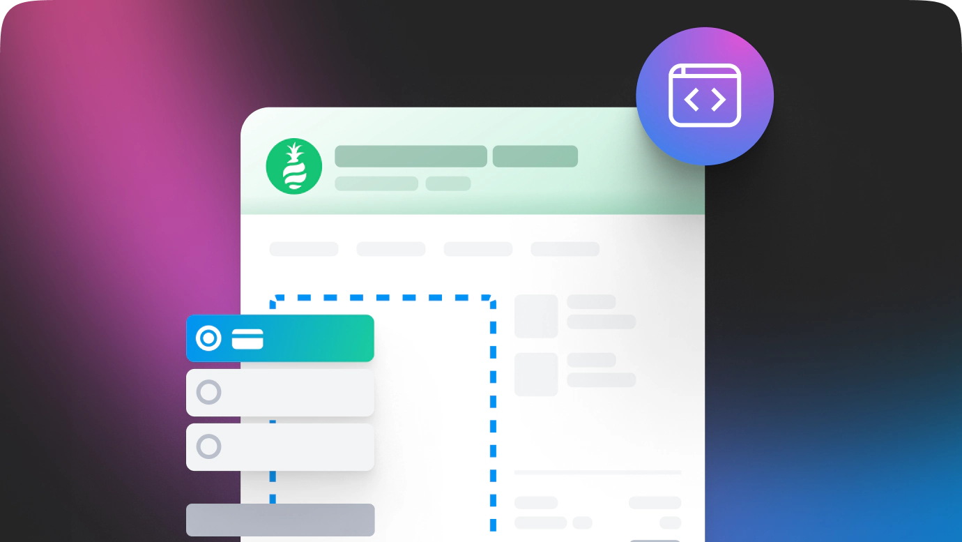Get paid on your website - Integration Integration