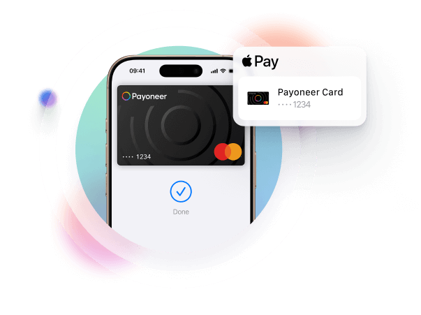 Use your Payoneer card with Apple Pay - save time every time new save time every time new